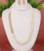 Natural fresh water pearls necklace set