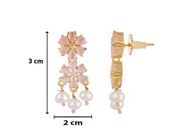 Natural fresh water pearls necklace set 4