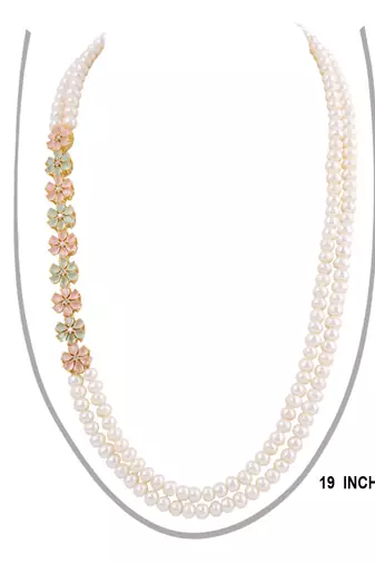 Natural fresh water pearls necklace set