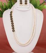 Natural fresh water pearls necklace set