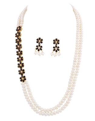Natural fresh water pearls necklace set 2