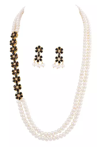 Natural fresh water pearls necklace set