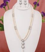 Natural fresh water pearls necklace set