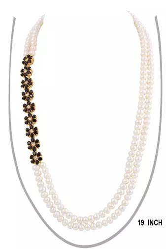 Natural fresh water pearls necklace set