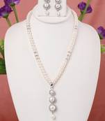 Natural fresh water pearls necklace set