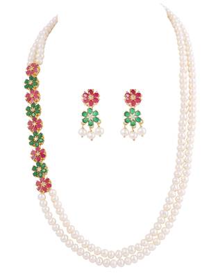 Natural fresh water pearls necklace set 2