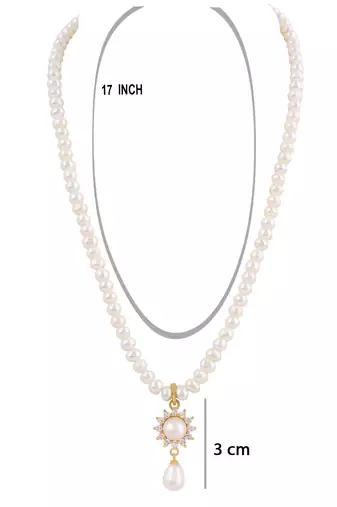 Natural fresh water pearls necklace set