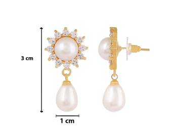 Natural fresh water pearls necklace set 4