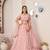 beautiful Pink girlish designer lehenga with intricate Thread work