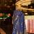 Kimisha women's blue silk woven saree with unstitched blouse piece