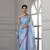 Geroo Jaipur Blue & Pink Bandhani Gotta Patti Pure Silk Bandhani Saree