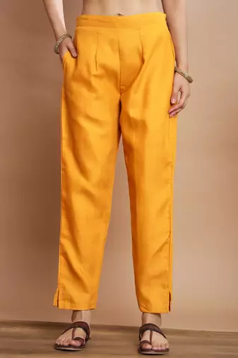   women kurta and trousers pant set cotton blend