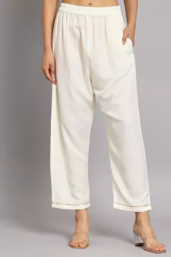   women kurta and trousers pant set cotton blend