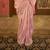 Kimisha women's pink silk woven saree with unstitched blouse piece