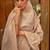 Kimisha women's grey silk woven saree with unstitched blouse piece