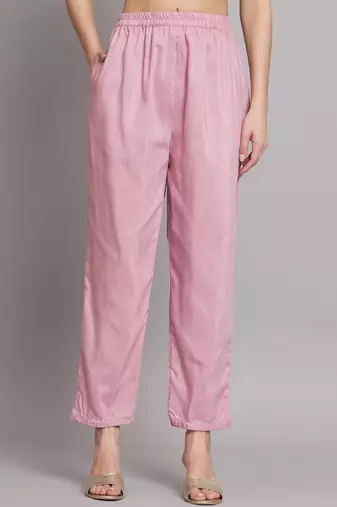   women kurta and trousers pant set cotton silk blend