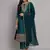   women kurta and trousers pant set silk blend