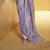 Kimisha women's lavender linen woven saree with unstitched blouse piece