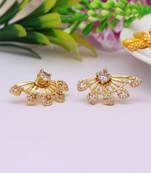 Gold color antique earrings