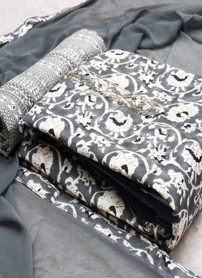 Grey D Capsule With Foil And Handwork Suit 4