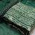 Green Indo Foil Print Suit With Crosset Dupatta