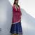 Cobalt Blue Raqs Lehenga Set