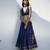 Cobalt Blue Raqs Lehenga Set
