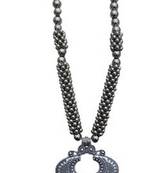 Oxidised Leafs Design Nacklace