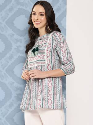  sea green cotton tunic 2