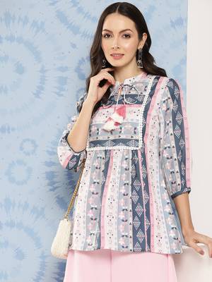 multi coloured cotton tunic 1
