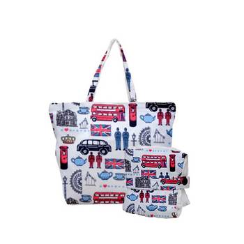 Jeh Bag Cotton Printed Shoulder Bag|Multipurpose Tote outdoor Backpack 5