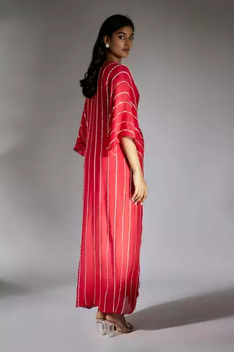 Red dress set