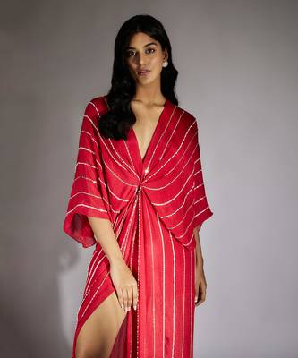 Red dress set 4