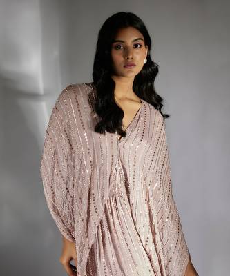 Mauve dress set 3