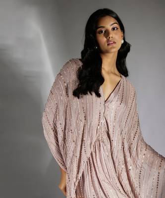 Mauve dress set 4