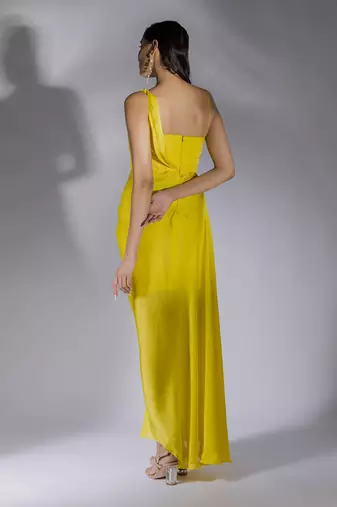 Yellow dress set