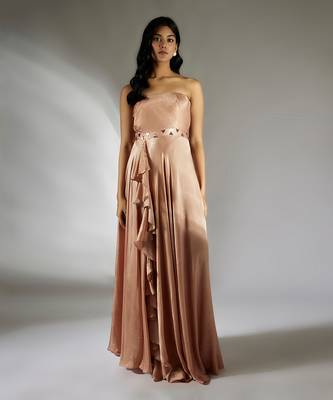 Rose gold dress 1