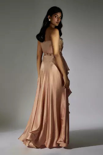 Rose gold dress