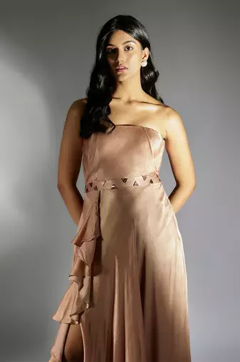 Rose gold dress