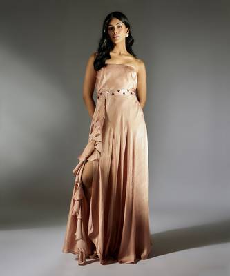 Rose gold dress 4