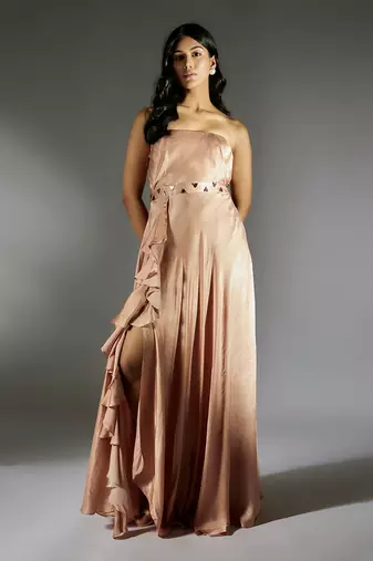 Rose gold dress