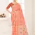 Sangam Prints Peach Banarasi Silk Woven Work Traditional Tassels Saree