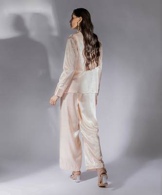 Peach pink pant set 2