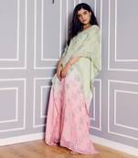 Pink And Green Ombre Full Length Kaftan