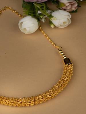 Elegant Gold Plated Necklace Set for Festive Glamour 2