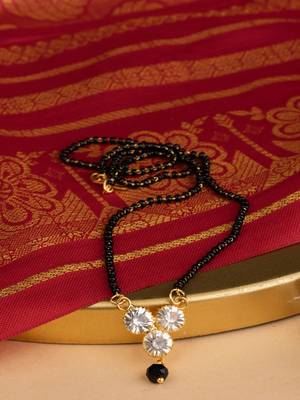 Minimal Gold Tone Mangalsutra 4