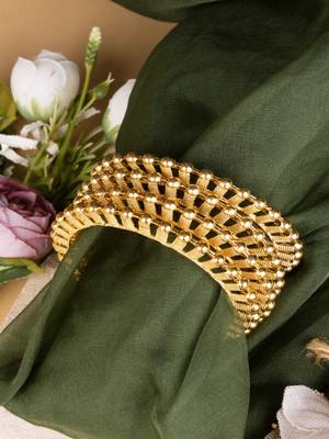 Traditional South Indian Gold Plated-Plated Bangles Set 2