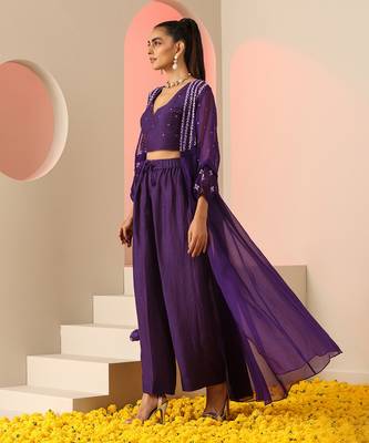 Purple co-ord set 1