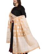 DesiButik Silk Dupatta with Zari Work 36*102 inches