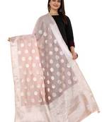 DesiButik Silk Dupatta with Zari Work 36*102 inches